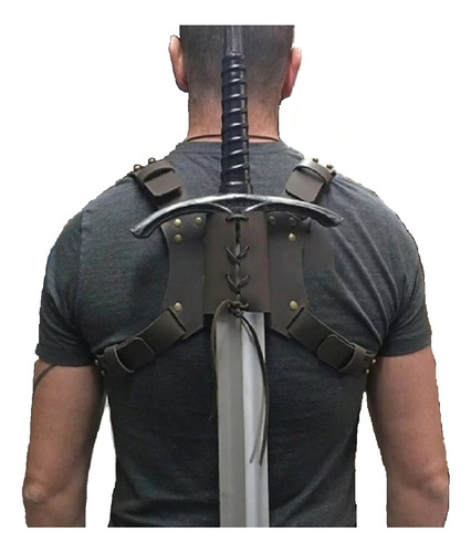 Cosplay Porta Espada Guerrero Medieval Nordico Vikingo Ninja