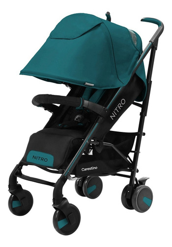 Coche paragüitas Carestino Paseo Nitro CO014-V2-NE esmeralda con chasis color negro