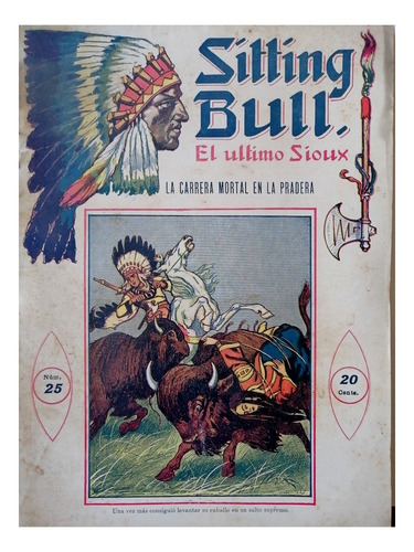 Revista Antigua, Sitting Bull, El Ultimo Siux 1920s, Carrera
