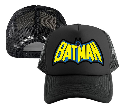 Gorra Batman Clasico Logo Cachucha Malla Adulto-niño