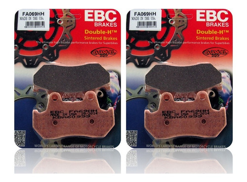 Pastillas Freno Ebc Brake Honda Gl 1200 Ae/af/ag Goldwing