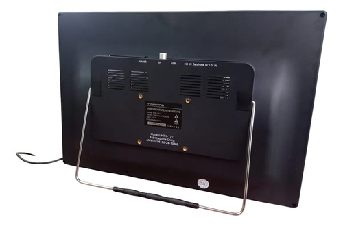 Tv Digital Portátil 17 Recarregável + Adaptador 12v Espelha