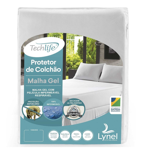 Protetor Colchão Impermeável Malha Gel Lynel King