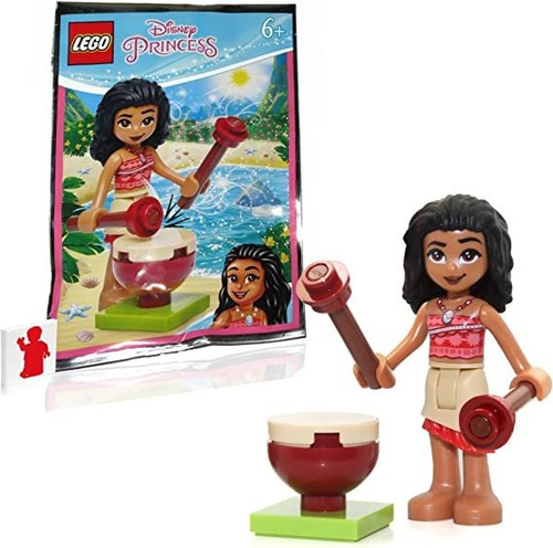 Lego Disney Princess Minifigure - Vaiana (moana) With Tan Sk