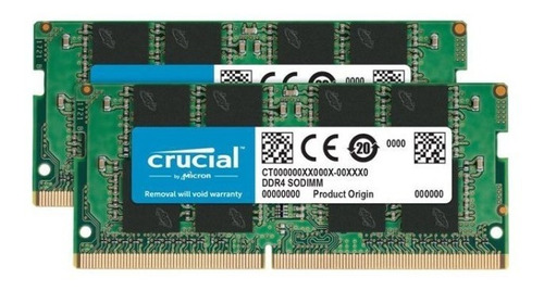 Memoria Ram Laptop Crucial 16gb Kit (8gbx2) Ddr4 2400
