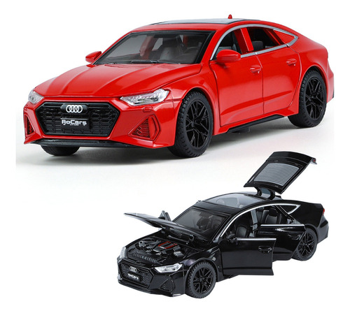 E Audi Rs7 Sportback Miniatura Metal Car Con Luz Y Sonido E