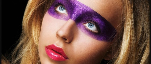 Kit Maquillaje Artístico Glitter Con Brillo + Stencils