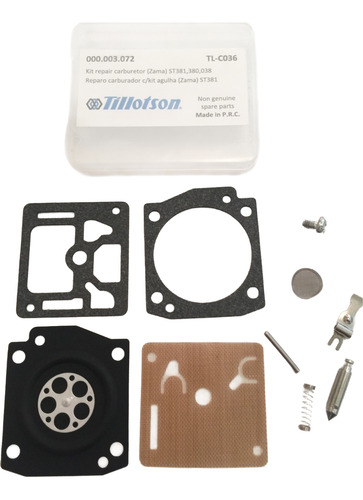 Kit De Reparo Completo Para Carburador Zama Stihl 038/380/38