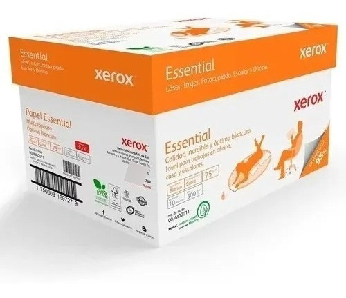 Papel Xerox 75 Gr, Blanco Oficio Con 500 Hojas Msi