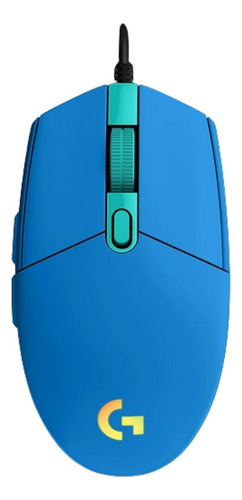 Mouse Gamer Logitech G203 Lightsync Usb Azul