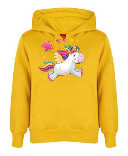 Poleron De Niña Personalizado De Unicornio 