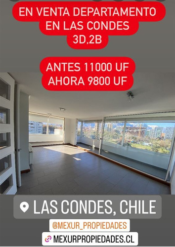 Se Vende Departamento, Parque Arauco, Las Condes