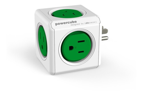 Imagen 1 de 4 de Multicontactos Y Supresor De Picos Powercube Original 4100