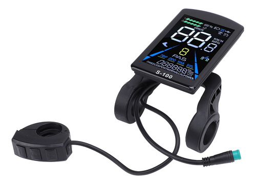 Pantalla Eléctrica Con Panel Lcd Para Bicicleta De Montaña,