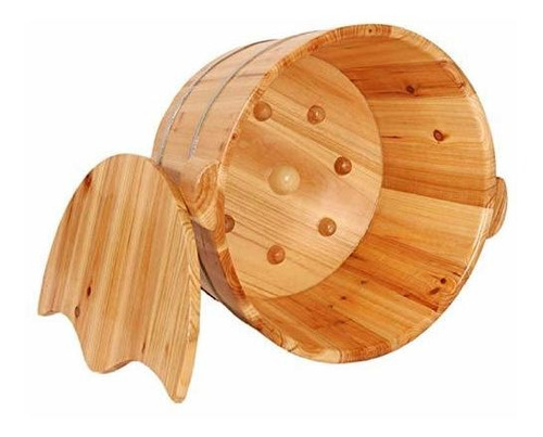 Sauna Portátil - Erhang Wooden Pedicure Basin, Foot Bath Bar