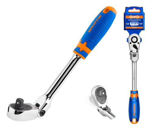 Llave Crique Cabeza Movil Encastre 1/2 Wrw4212 Color Azul Y Naranja