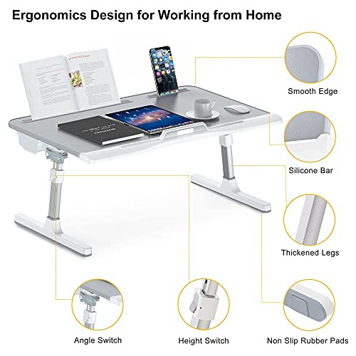 Escritorio Laptop Cama, Escritorio Ajustable Laptops De...