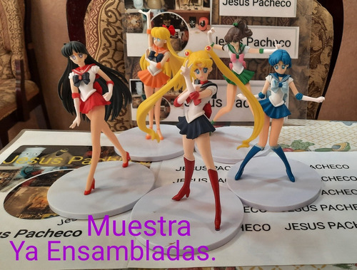 Figuras Sailor Scauts, Sailor Moon. Set De 5.