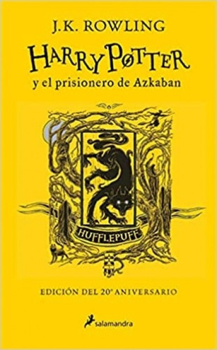 Harry Potter 3 Hufflepuff, 20 Aniversario - J.k. Rowling