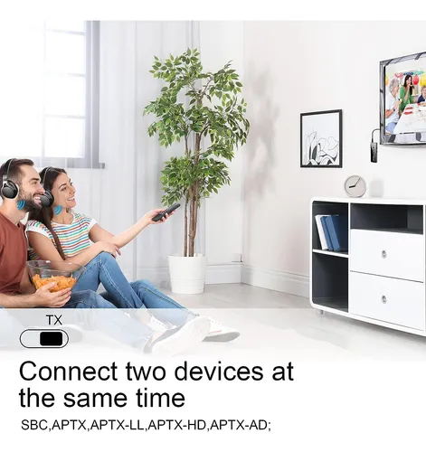 Bluetooth 5.2 Transmisor Receptor, Adaptador Transceptor ...