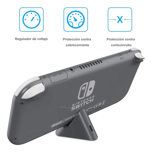 Base De Carga Para Nintendo Switch/switch Lite-gris