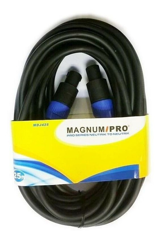 Cable Neutrik 25 Pies Modelo Mdj425 Pro Series Por Magnum