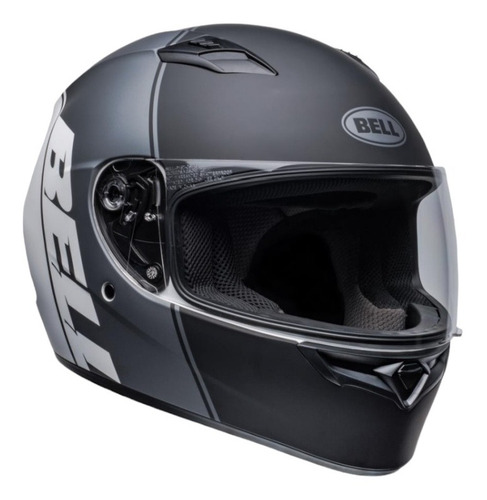 Imagen 3 de 5 de Casco Bell Qualifier Ascent Negro Gris Blanco