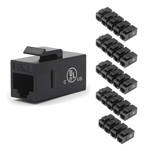 Acoplador Línea Keystone Jack Rj45 Cat6 Listado Por Ul...