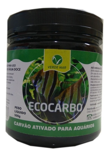 Carvão Ecocarbo 500g - Ótimo P/ Aquarios Água Doce