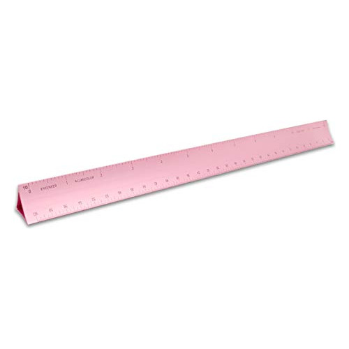 12-inch Aluminum Engineer Hollow Scale For School, Offi...