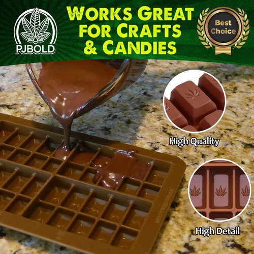 Bandejas De Molde De Silicona Para Caramelos De Barra De ...