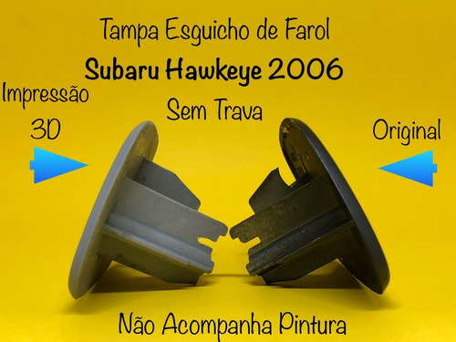 Imagem 2 de 3 de Tampa Lavador Farol Subaru Hawkeye Wrx Sti 06-07 - Par