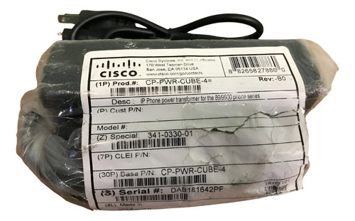 Cisco Cp-pwr-cube-4 Adaptador E Inversor De Corriente Interi