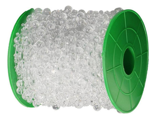W 60m Perla 80mm+ 3mm Estrella Falso Cuerda Aplique Boda