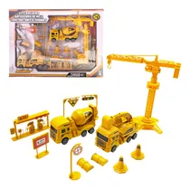 Comprar Juguete Didactico Niños Vehiculos Construccion Grua Señales 