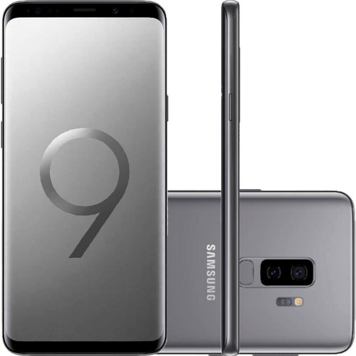 Celular Samsung Galaxy S9 Plus Cinza Tela Infinita De 6,