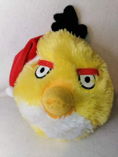 Peluche Chuck Angry Birds Santa Navidad 20cm.