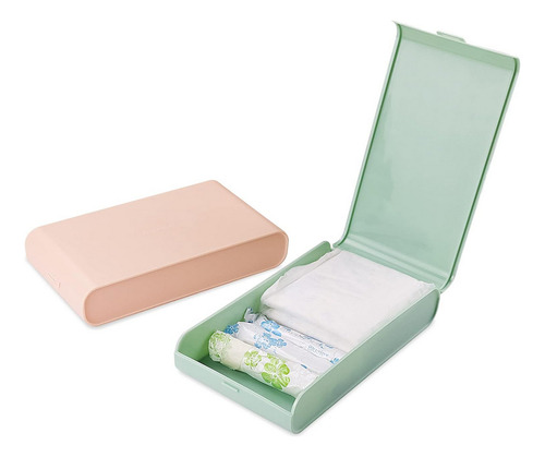 1 Caja Almacenamiento Portatil Toallas Sanitarias Y Tampones Multicolor