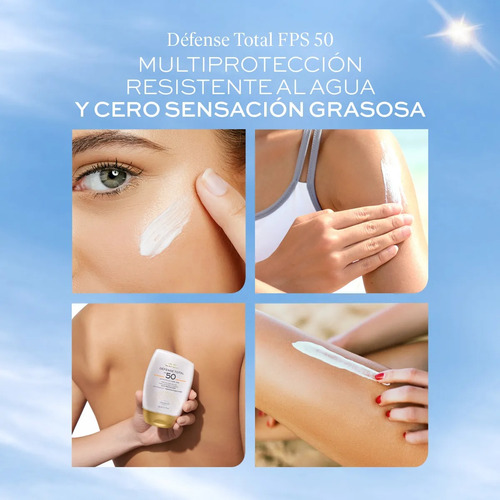 Défense Total Lbel Protector Solar Rostro Cuerpo Fps50 Colag