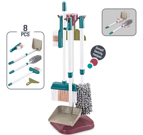 Juego De Limpieza Para Niños Juego De Escoba, Recogedor Y Y