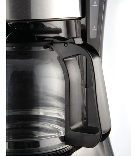 Cafetera De Filtro Smartlife 1.5lts 980w Sl-cm9402 Color Negro/Acero inoxidable