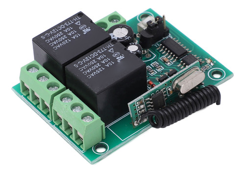 Kit De Control Remoto Inalámbrico Con Relé, Dc12v, 75 Pies,