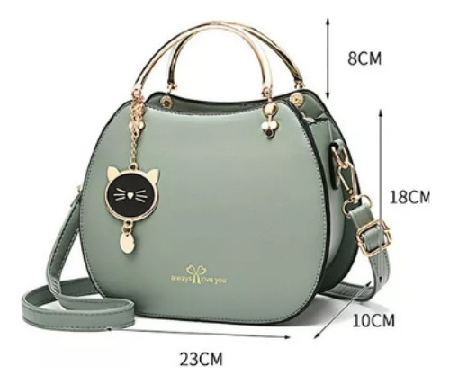 Bolsa De Ombro Feminina Com Alça De Gato Bolsa Transversal