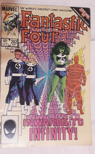 Historieta Comic * Fantastic Four * Nº 282 Ingles Marvel