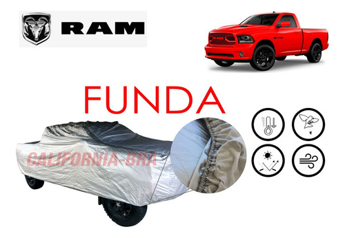 Cover Impermeable Broche Eua Dodge Ram Rt 2013-2014-2015