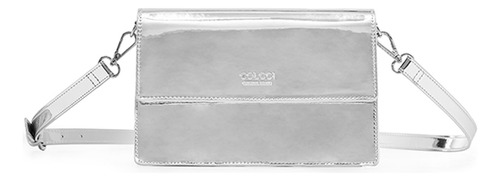 Bolsa Crossbody Colcci Metalizada Ve24 Prata Feminino