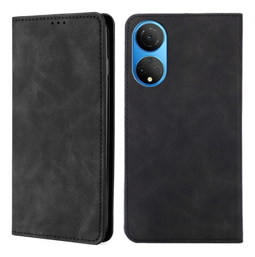 Funda Case Para Honor X7 Flip Cover Negro Antigolpe