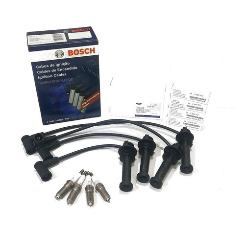 Cables Y Bujias Bosch Ka Fiesta Ecosport Kinetic 1.6 Sigma