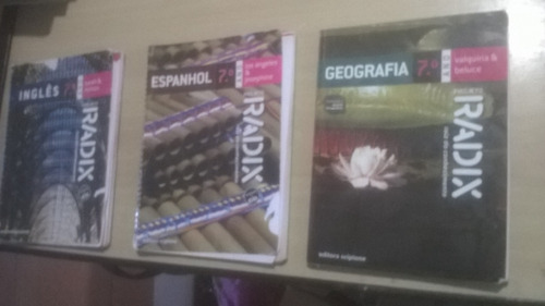 Projeto Radix Inglês+espanhol+geografia 7º E 9º Ano- 4 Vols 