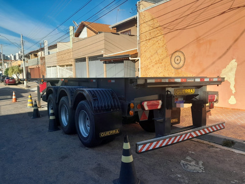 Carreta Porta Container Guerra Ano 2010 Com 3 Eixos